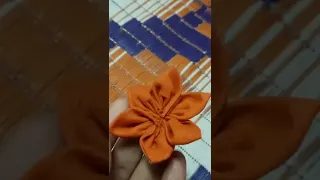 Beautiful flower from old clothes || old clothes  reuse idea || easy craft