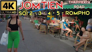 Jomtien Soi 2 3 4 5 Rompho and Thappraya Road   Last August Update   2023 Pattaya Thailand