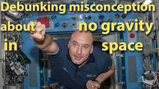 Debunking misconception about no gravity in space |Curiousminds 97