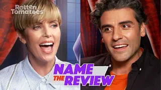 The Addams Family's Charlize Theron & Oscar Isaac Play 'Name the Review' | Rotten Tomatoes