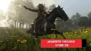 Lanzamientos videojuegos - Octubre 2018