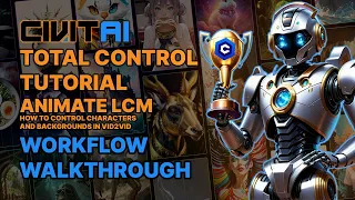 Have TOTAL CONTROL with this AI Animation Workflow in AnimateLCM! // Civitai Vid2Vid Tutorial Stream