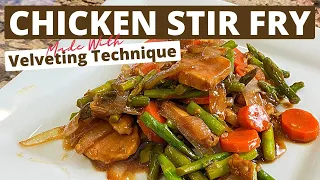 Take Your Chicken Stir Fry To The Next Level Using The VELVETING Technique