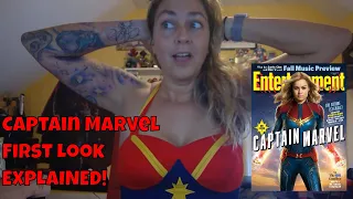 Captain Marvel First Look in Entertainment Weekly EXPLAINED!