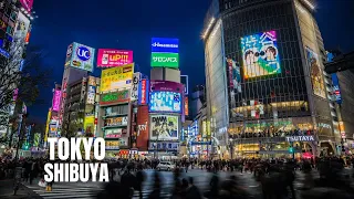 Tokyo Shibuya at Night Walking Tour (March 2023)