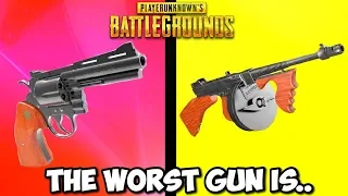 Top 10 WORST Guns In PUBG! (99% of noobs use these)