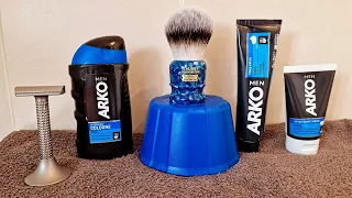 Arko Cooling Shaving Products / Tatara Muramasa Adjustable / Simpson Chubby 3 Opal LE