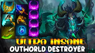 ULTRA INSANE CARRY - OUTWORLD DESTROYER - THE MOST INTENSE TEAM FIGHT - DOTA 2 GAMEPLAY