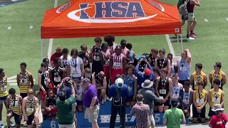 4 x100 relay FINALS IHSA 3A state track meet - #trackandfield #4x100m #ihsatrack #ihsa3a