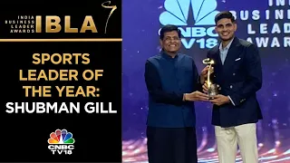 Indian Cricketer Shubman Gill Wins The Sports Leader Of The Year Award At IBLA 2023 | IBLA