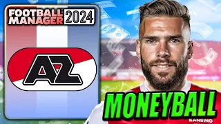 Rebuilding AZ Alkmaar Into UCL Winners using MONEYBALL in this FM24 Rebuild!