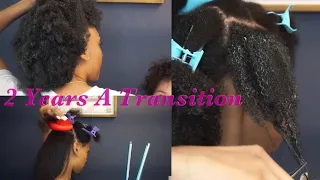 THE BIG CHOP | 2 Years Post Relaxer | Shaaanelle