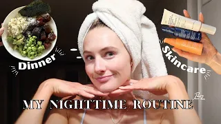 My Nighttime Routine | Evening Skincare Routine, Dinner & How I Wind Down