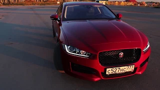 Чем он лучше BMW? тест драйв Jaguar XE (Ягуар ХЕ) на ходу POV