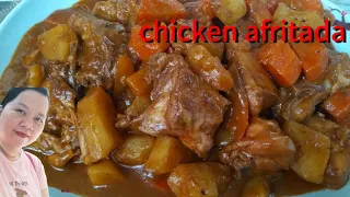 chicken afritada my version