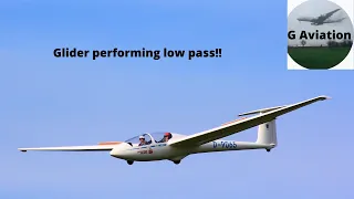 Glider performing a low pass #shorts