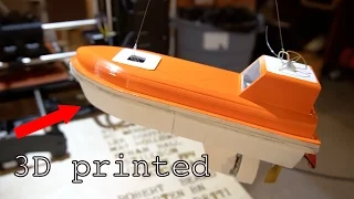 RC 3D Printed Lifeboat