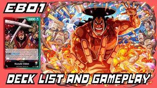 Cooking (with) Oden | One Piece TCG Sim Gameplay and Deck List | EB01