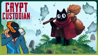 Isometric Metroidvania Where You Play As A Cat Cleaning Up The Afterlife! - Crypt Custodian [Demo]