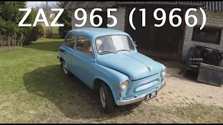 Old Restored Soviet Mini Car Overview & Drive -  ZAZ 965A (1966)