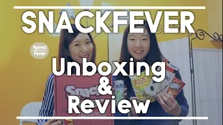 SNACKFEVER Unboxing & Review! + Coupon Code | KoreaFever (HanNa)