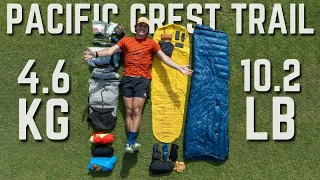 Gear Rundown for the Pacific Crest Trail - 4.6kg / 10.2LB Base Weight