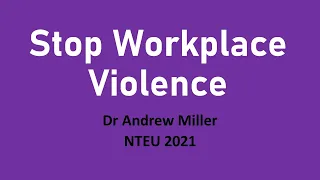 Stop Workplace Violence