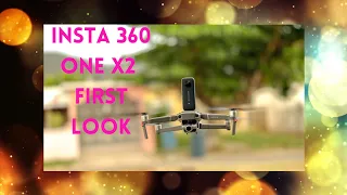 Insta360 one x2 on a drone -  unboxing and first look