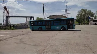 22 маршрут обновление  автобусов. Уральск