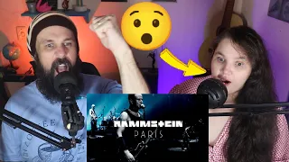 MY WIFE REACTS TO RAMMSTEIN DU HAST (PARIS) | FIRST TIME REACTION