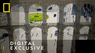 2000 Year Old Aqueduct in Spain  | Europe From Above  | National Geographic UK