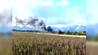 Feuer zwingt Passagierflugzeug zu Notlandung