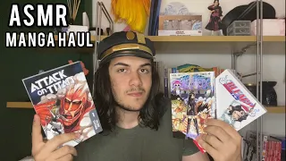 ASMR Fast & Aggressive Manga Haul | Gripping & Tapping Sounds