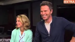 Téa Leoni and Tim Daly playful interview - Dec 4, 2014