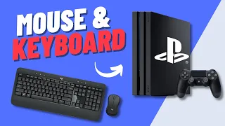 How to use Keyboard and Mouse on Playstation 4 (2023)