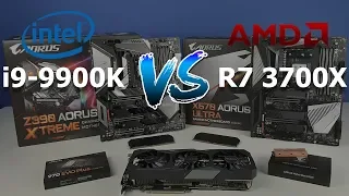 Тест с "Рязанским акцентом". Intel i9-9900K vs AMD RYZEN 7 3700X!