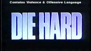 Die Hard original 1988 trailer - Bruce Willis - New Zealand TV