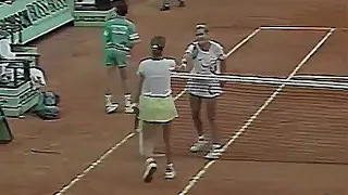 Monica Seles vs Manuela Maleeva 1990 Roland Garros QF Set 3 Highlights