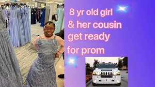 8 yr old girl and her cousin go prom dress shopping 👗 🛍️ 🛒 , vlog