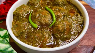 Restaurant Style Palak Kofta Curry ❤️| Veg Palak Kofta Recipe  | Paneer Palak Kofta Curry 🍛