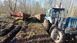 ДТ 75 мл в деле. Выезд на шабашку ))).