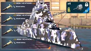 USS Constitution With Full MGM-140 NTACMS in Action - Modern Warships Gameplay