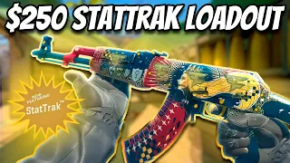 INSANE $250 StatTrak Loadout in Counter-Strike 2! The Best Cheap CS2 Skins (2024)