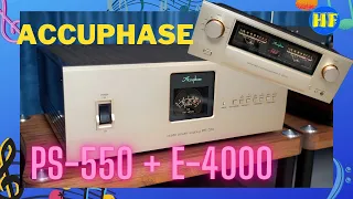 【#電源處理器】Accuphase E-4000 合併機在 PS-550 電源處理器加持下，就如開了Turbo，實力倍增。（cc 字幕）#Accuphase #Audio #hifi