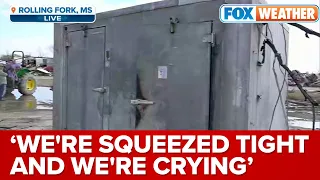 Group Of Rolling Fork, MS Residents Squeeze Tight Into Restaurant Cooler To Survive Tornado