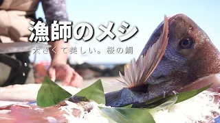 熟成4日の鯛のうま味「桜鯛 (さくらだい) の姿造り」