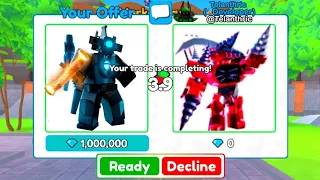 🔥OMG! 🤯 TRADING ASTRO TITAN CAMERAMAN FOR INSANE OFFER!! 😱 (Roblox) | Toilet Tower Defense