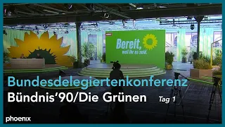 Digitaler Parteitag Bündnis 90/Die Grünen aus Berlin: Tag 1