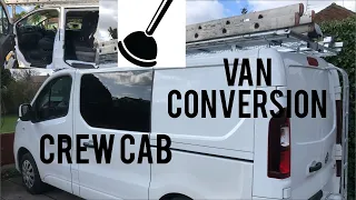 Vauxhall Vivaro Renault traffic crew cab conversion