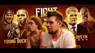 AEW: Fight for the Fallen - The Young Bucks vs The Rhodes Brothers REACTION!!!